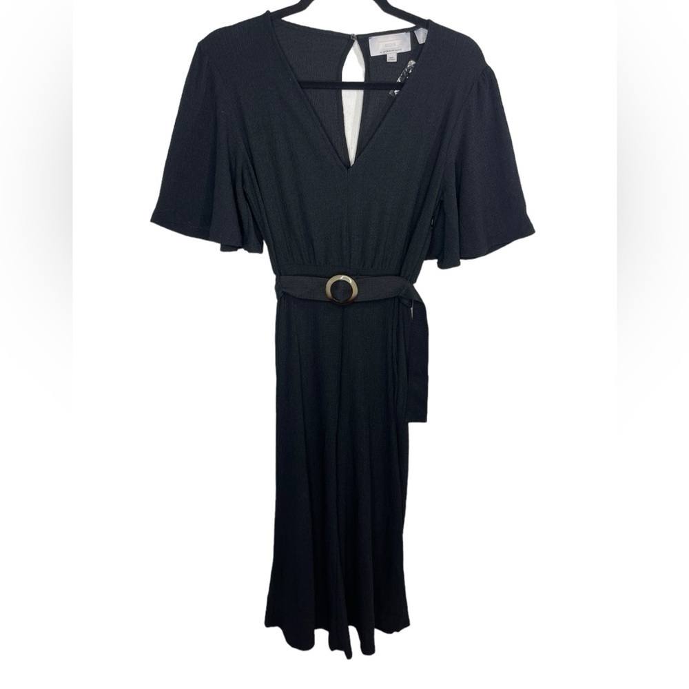 ANTHROPOLOGIE Black Jumpsuit (Size 2) - Elegant & Versatile NWT Sz 2